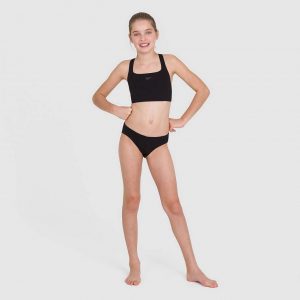 Speedo Swimwear | Girl’s Essential Endurance+ Medalist Swimsuit Black Black – Girls