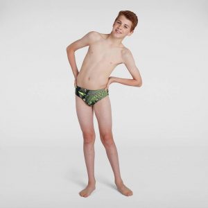 Speedo Swimwear | Boy’s Allover 6.5cm Trunks Black Black – Boys