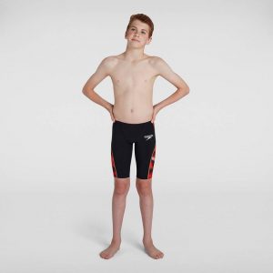 Speedo Swimwear | Boys’ Fastskin LZR Racer X Jammer Black & Red Red – Boys